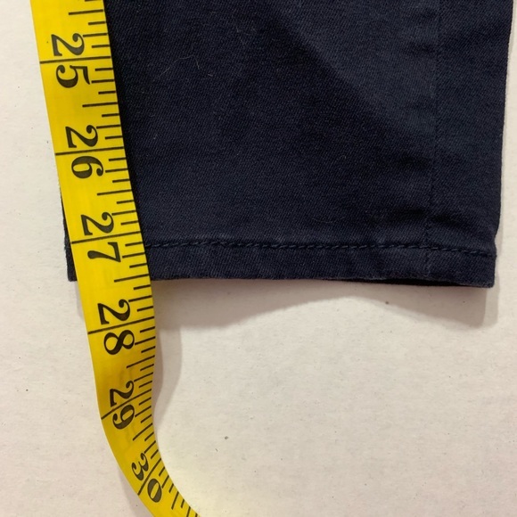 Tory Burch Navy Blue Slim Fit Straight Leg Jeans - Picture 8 of 8